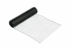 Floraworld Maschendraht-Zaun 10 x 1 m 13 mm Maschenweite anthrazit