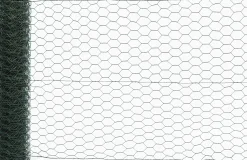 Floraworld Maschendraht-Zaun 2,5 m x 50 cm 25 mm Maschenweite moosgrün