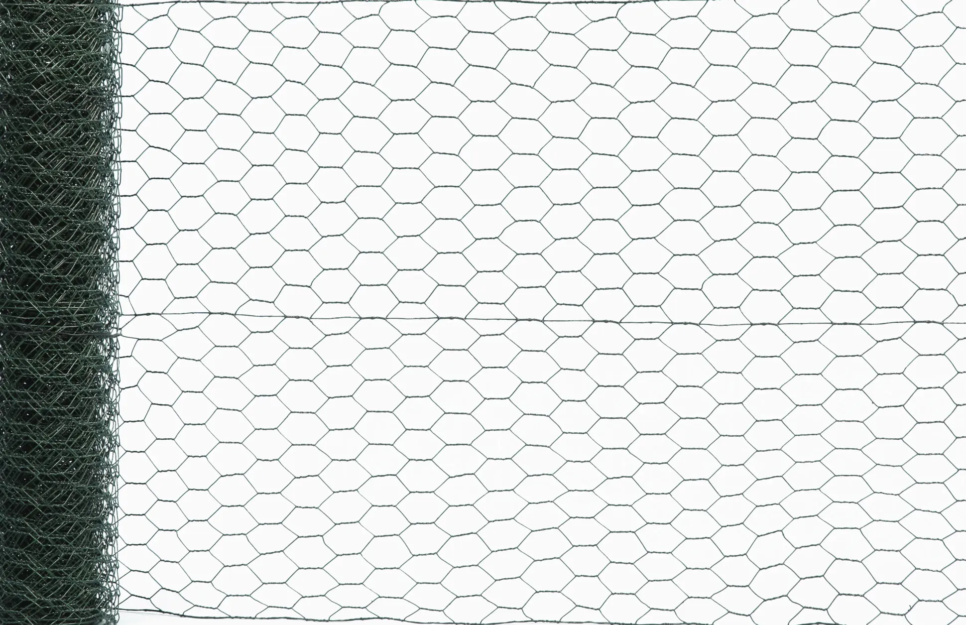 Floraworld Maschendraht-Zaun 2,5 m x 50 cm 25 mm Maschenweite moosgrün