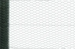 Floraworld Maschendraht-Zaun 25 x 1 m 25 mm Maschenweite moosgrün