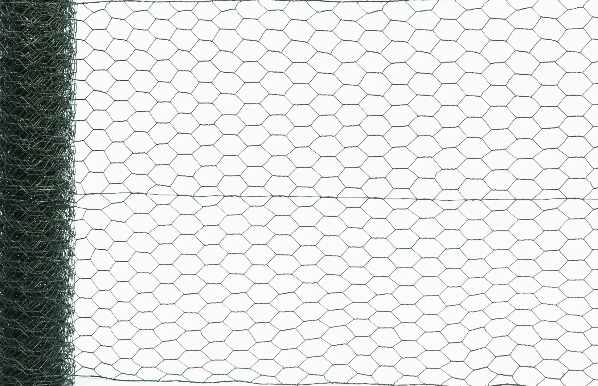 Floraworld Maschendraht-Zaun 25 m x 50 cm 25 mm Maschenweite moosgrün