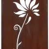 Floraworld Sichtschutz Garten Dekor Lilie 178 x 90 cm rostoptik