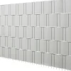 Floraworld Sichtschutzstreifen silber 2,015 m x 19 cm