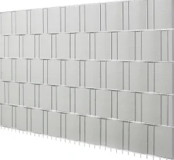 Floraworld Sichtschutzstreifen silber 2,015 m x 19 cm