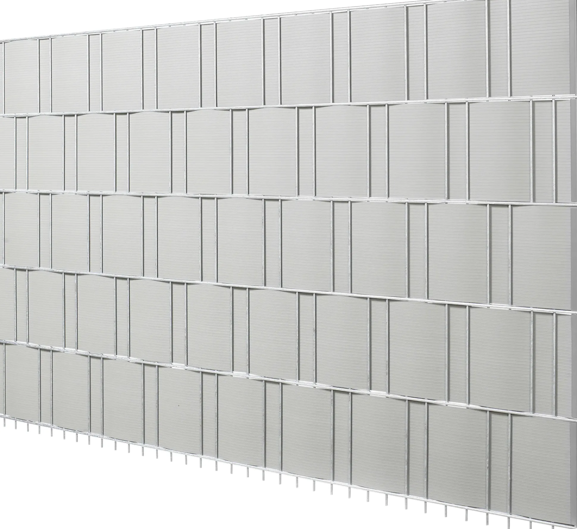 Floraworld Sichtschutzstreifen silber 2,015 m x 19 cm