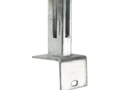 Floraworld Winkel-Bodenplatte für Pfosten 6 x 4 cm feuerverzinkt