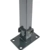 Floraworld Zauneckpfosten 89,3 x 6 x 4 cm anthrazit