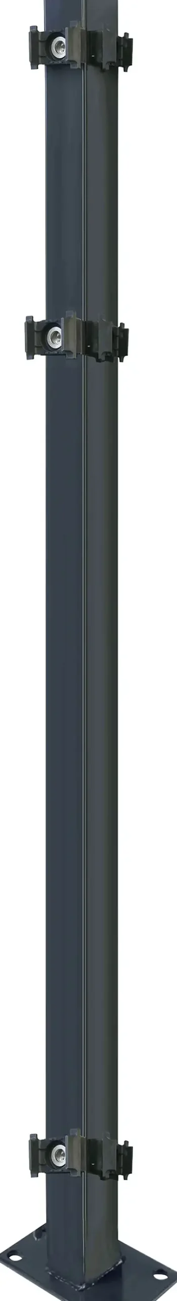Floraworld Zauneckpfosten 89,3 x 6 x 4 cm anthrazit