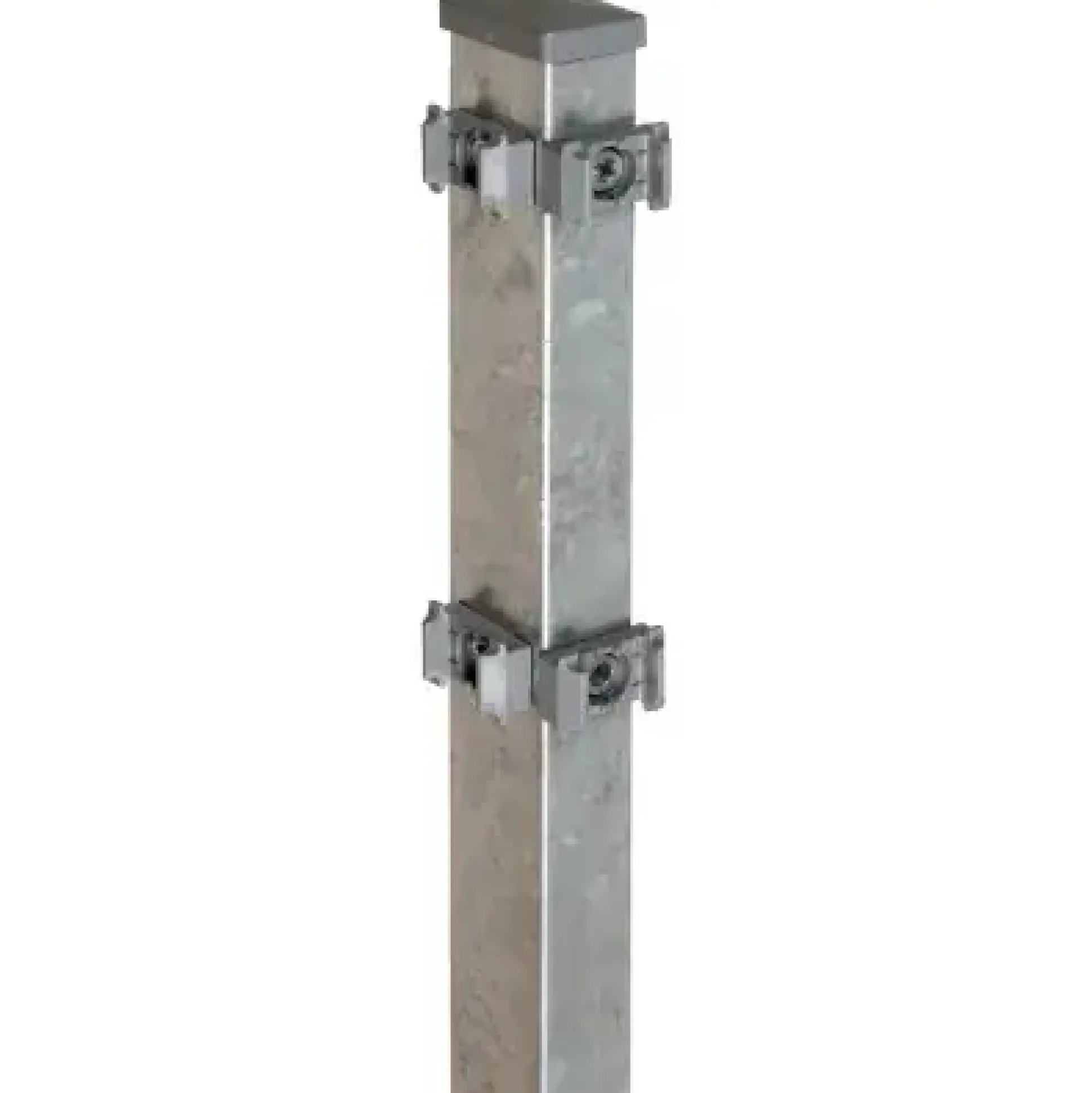 Floraworld Zauneckpfosten Comfort 160 x 6 x 4 cm feuerverzinkt