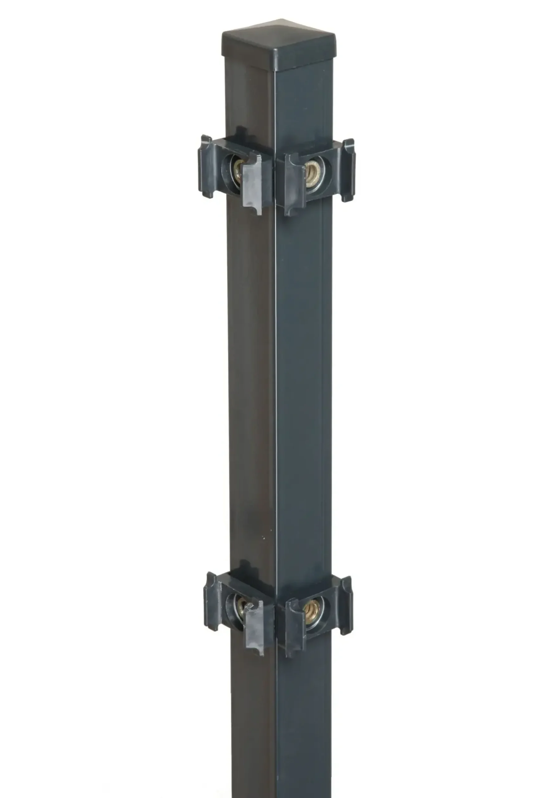 Floraworld Zauneckpfosten Classic 125 x 4 x 4 cm anthrazit