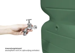 Garantia Gartentank Cubus 1.000 L dunkelgrün