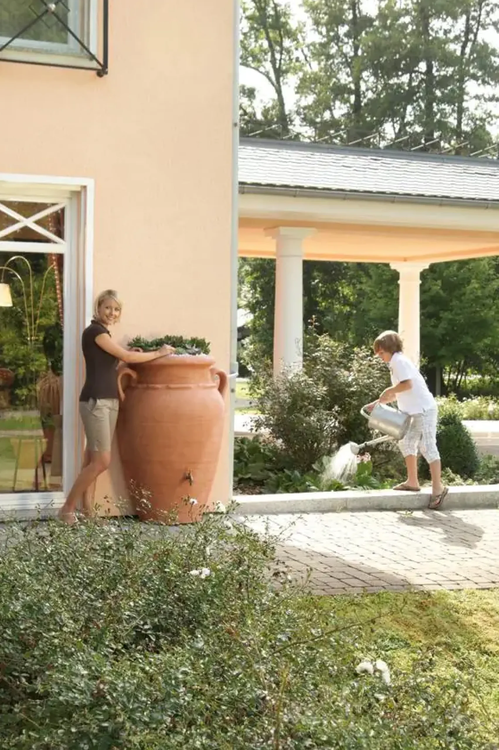 Garantia Regenwasser-Wandbehälter Antik Amphore 260 l