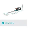 Gardena Akku Heckenschere EasyCut 40/18V, Li-Ionen, 1 Akku