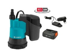 Gardena Akku-Tauchpumpe 2000-2 18V P4A Ready-To-Use Set