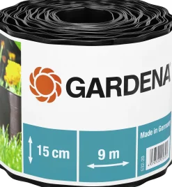 Gardena Beeteinfassung braun 9 m x 15 cm