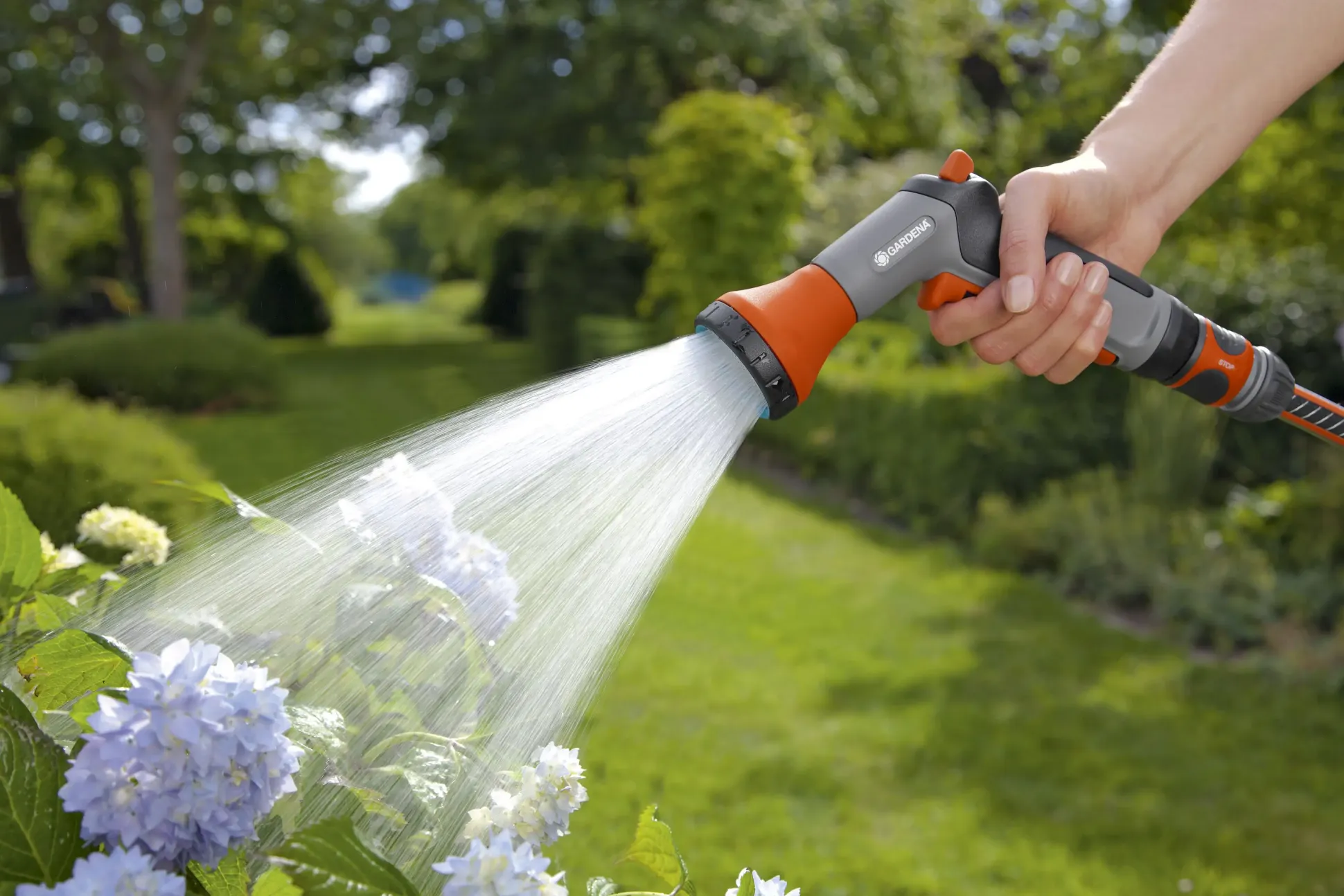 Gardena Bewässerungsbrause Set für Schläuche 13 mm (1/2") - 15 mm (5/8")