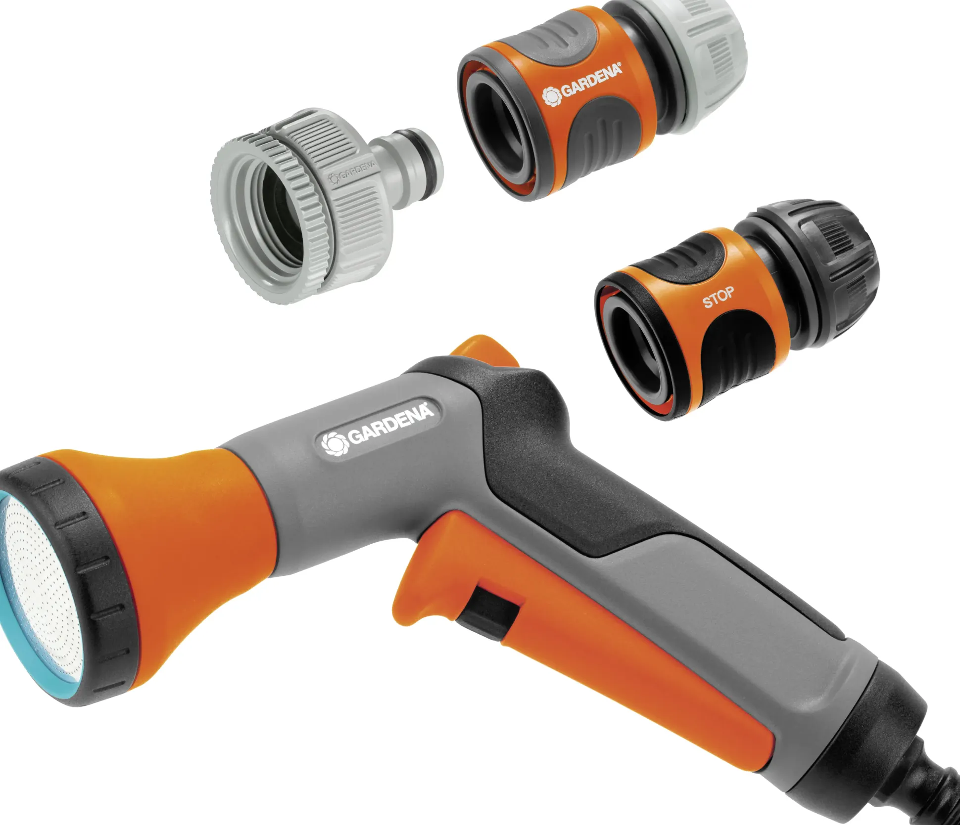 Gardena Bewässerungsbrause Set für Schläuche 13 mm (1/2") - 15 mm (5/8")