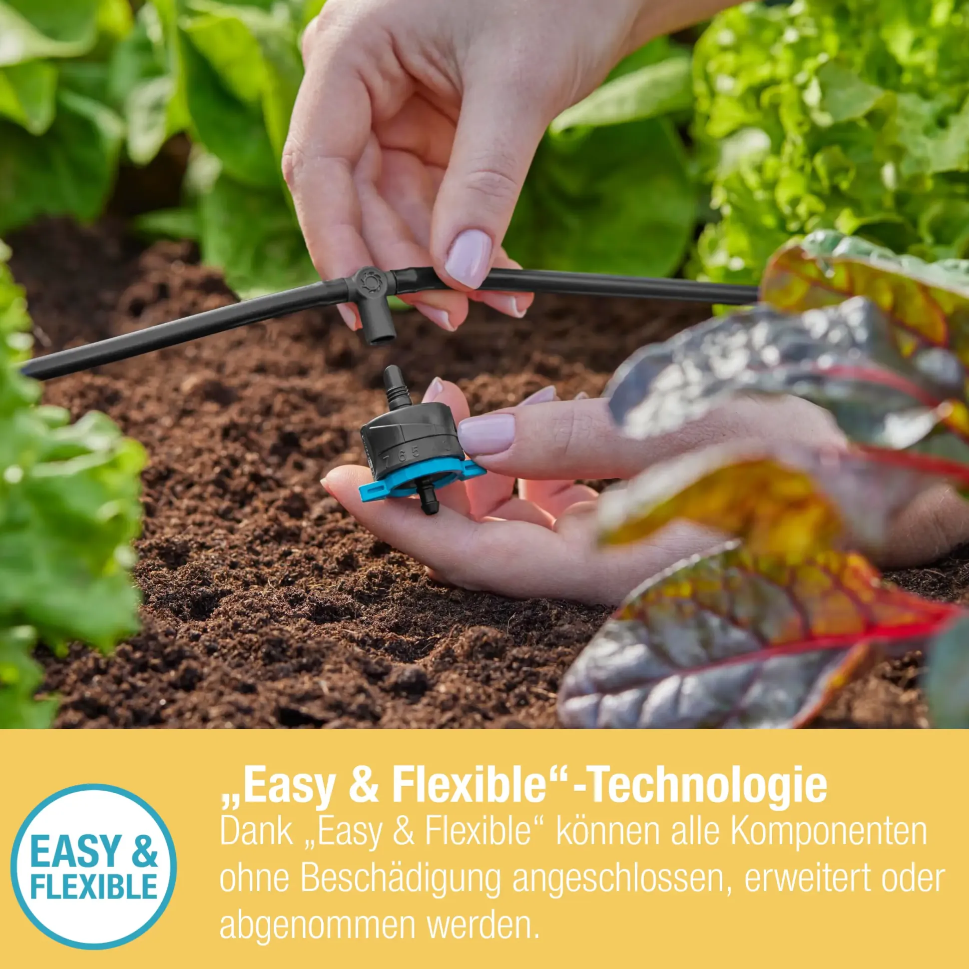Gardena Endtropfer, 1-8 l/h regulierbar