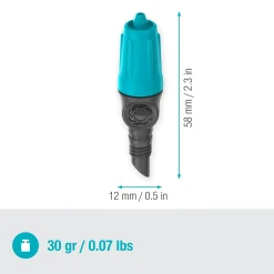 Gardena Endtropfer, 0-15 l/h regulierbar