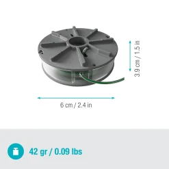 Gardena Ersatzfadenspule für Rasentrimmer PowerTrim Ø 2 mm 4 m grün