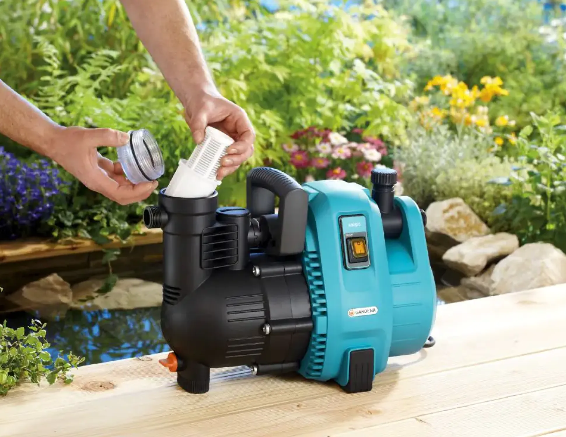 Gardena Gartenpumpe 4000/5 1.100 W