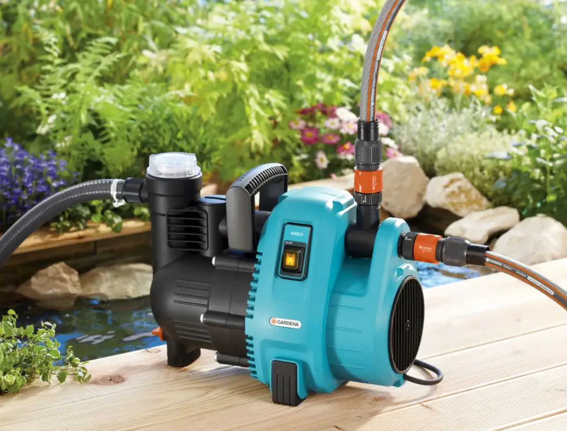 Gardena Gartenpumpe 4000/5 1.100 W