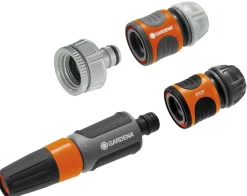 Gardena Grundausstattung Gartenspritze mit Anschluss-Set für 13 mm (1/2