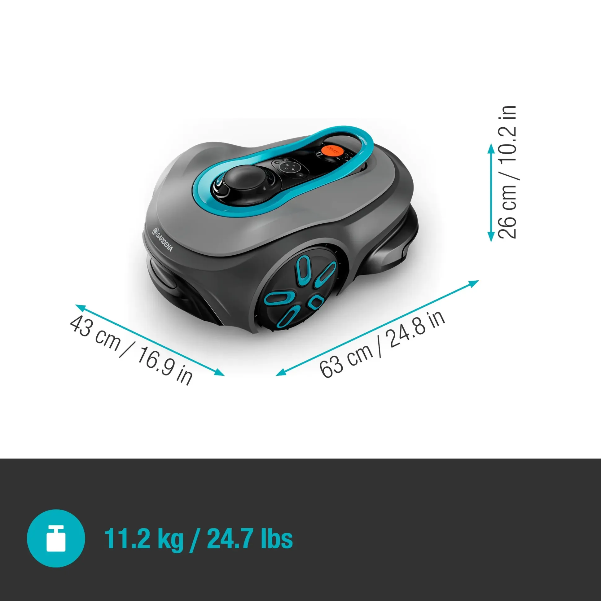 Gardena Mähroboter smart SILENO free 1.200m² Set