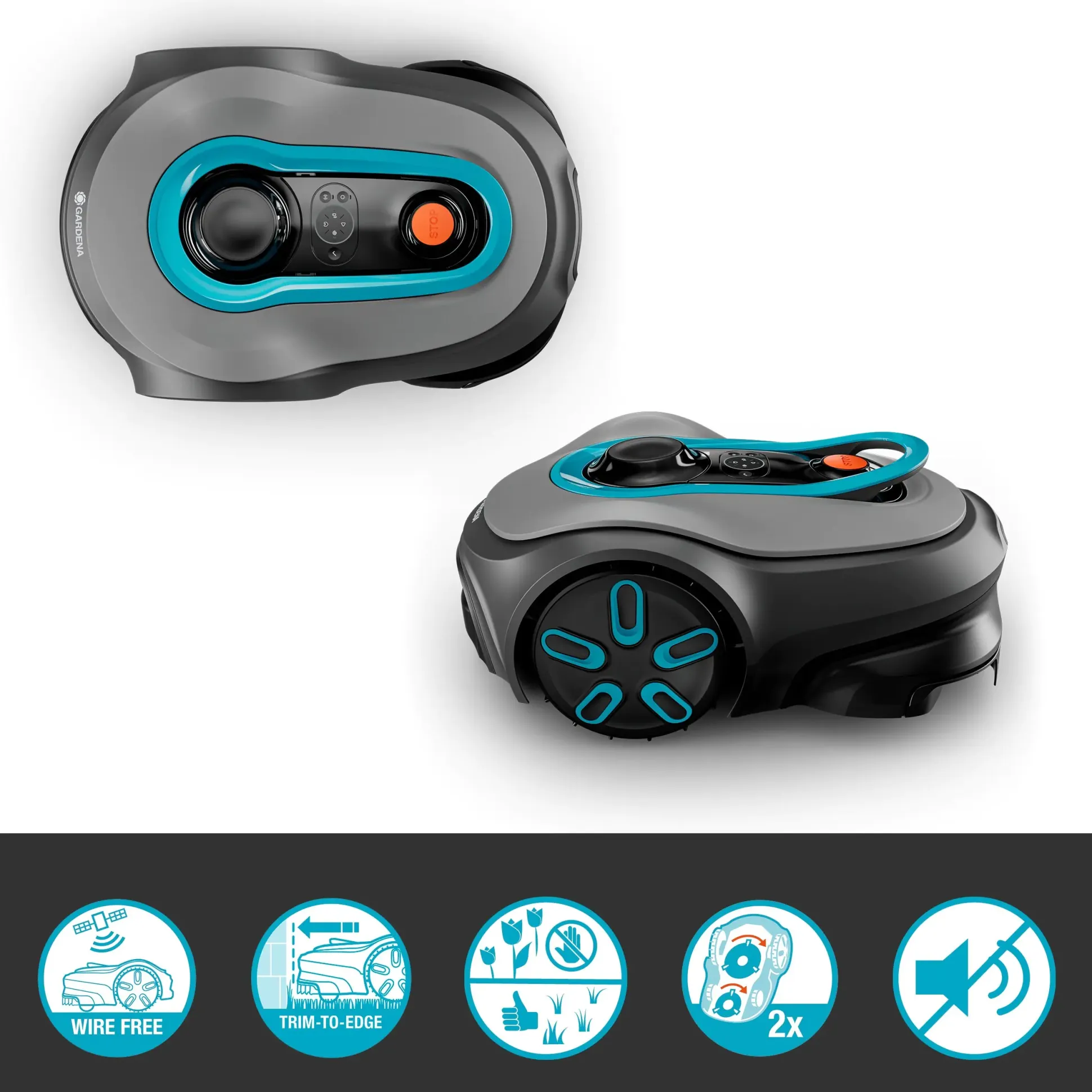 Gardena Mähroboter smart SILENO free 1.200m² Set
