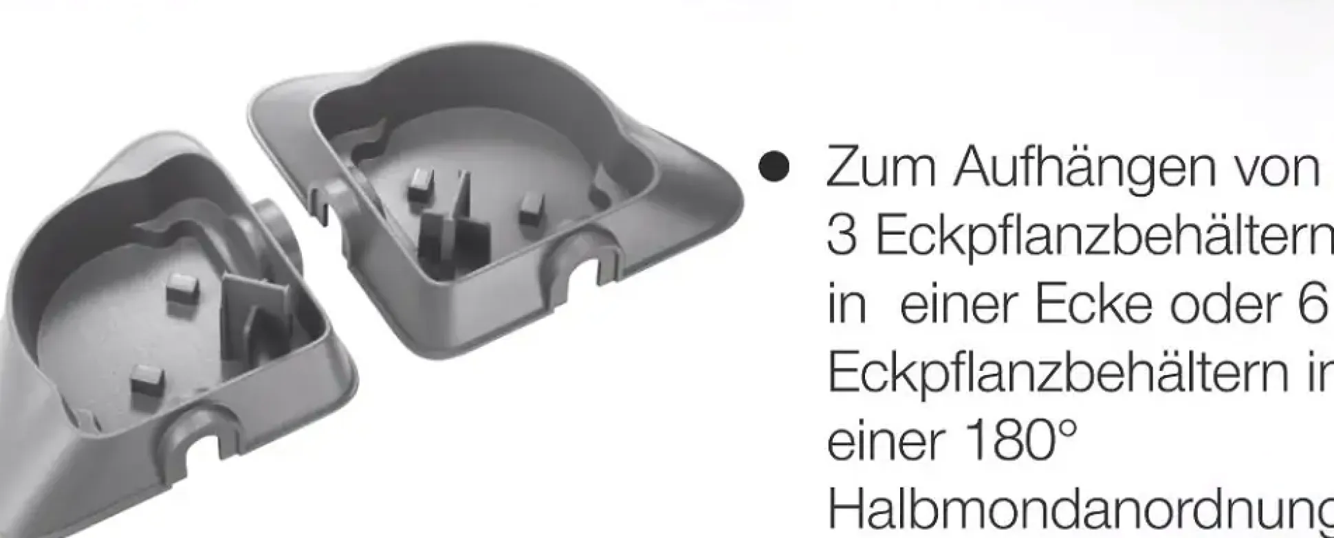 Gardena Nature Up! Wandhalterung Ecke Micro-Drip-System
