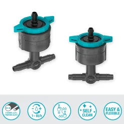 Gardena Reihentropfer, 1-8 l/h regulierbar
