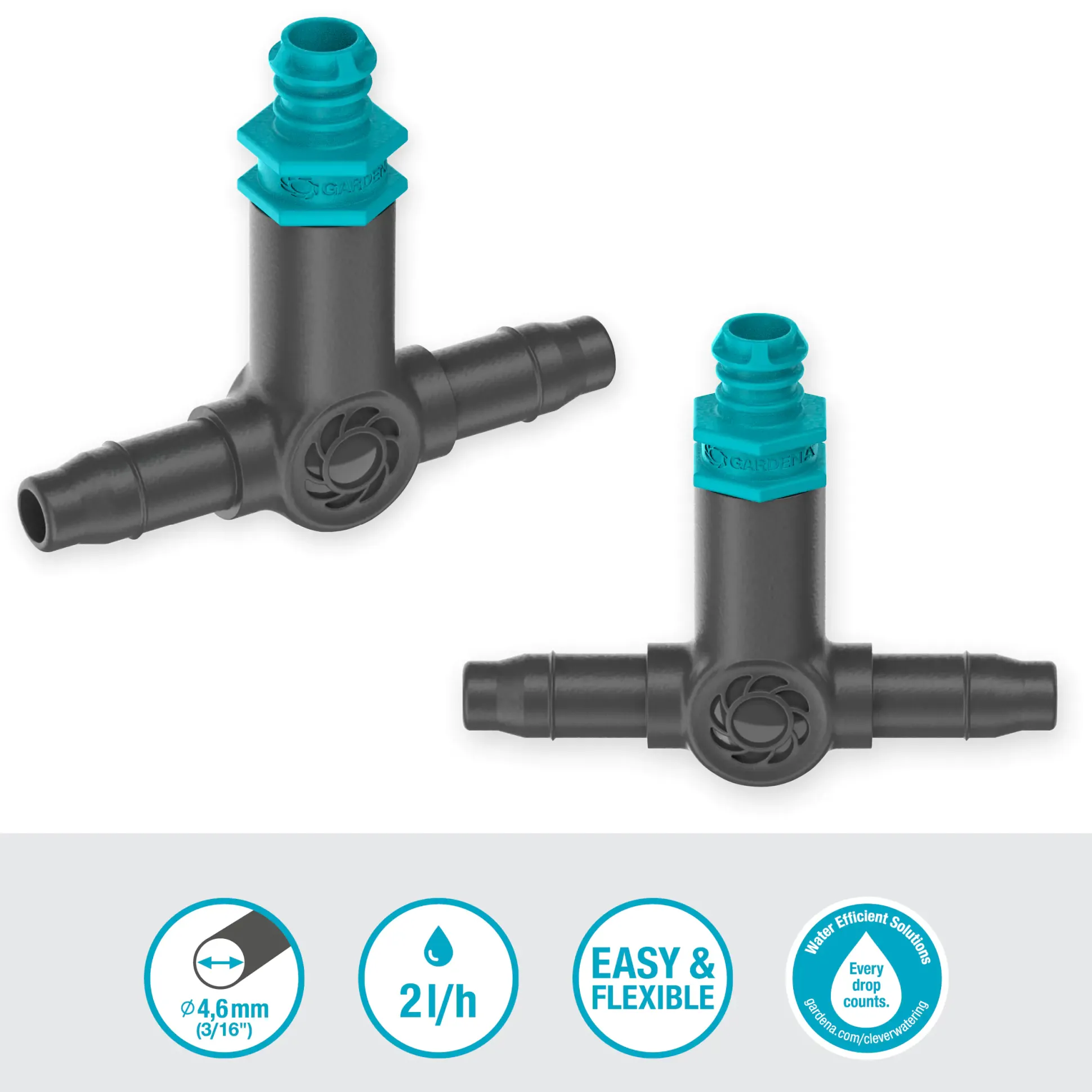 Gardena Reihentropfer, 2 l/h