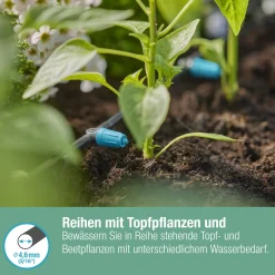 Gardena Reihentropfer, 0-15 l/h regulierbar