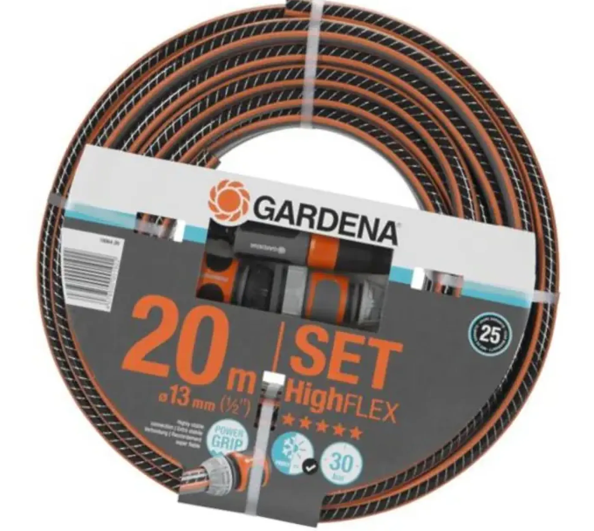 Gardena Schlauch Comfort HighFlex Ø 13 mm (1/2") 20 m inkl. Systemteile