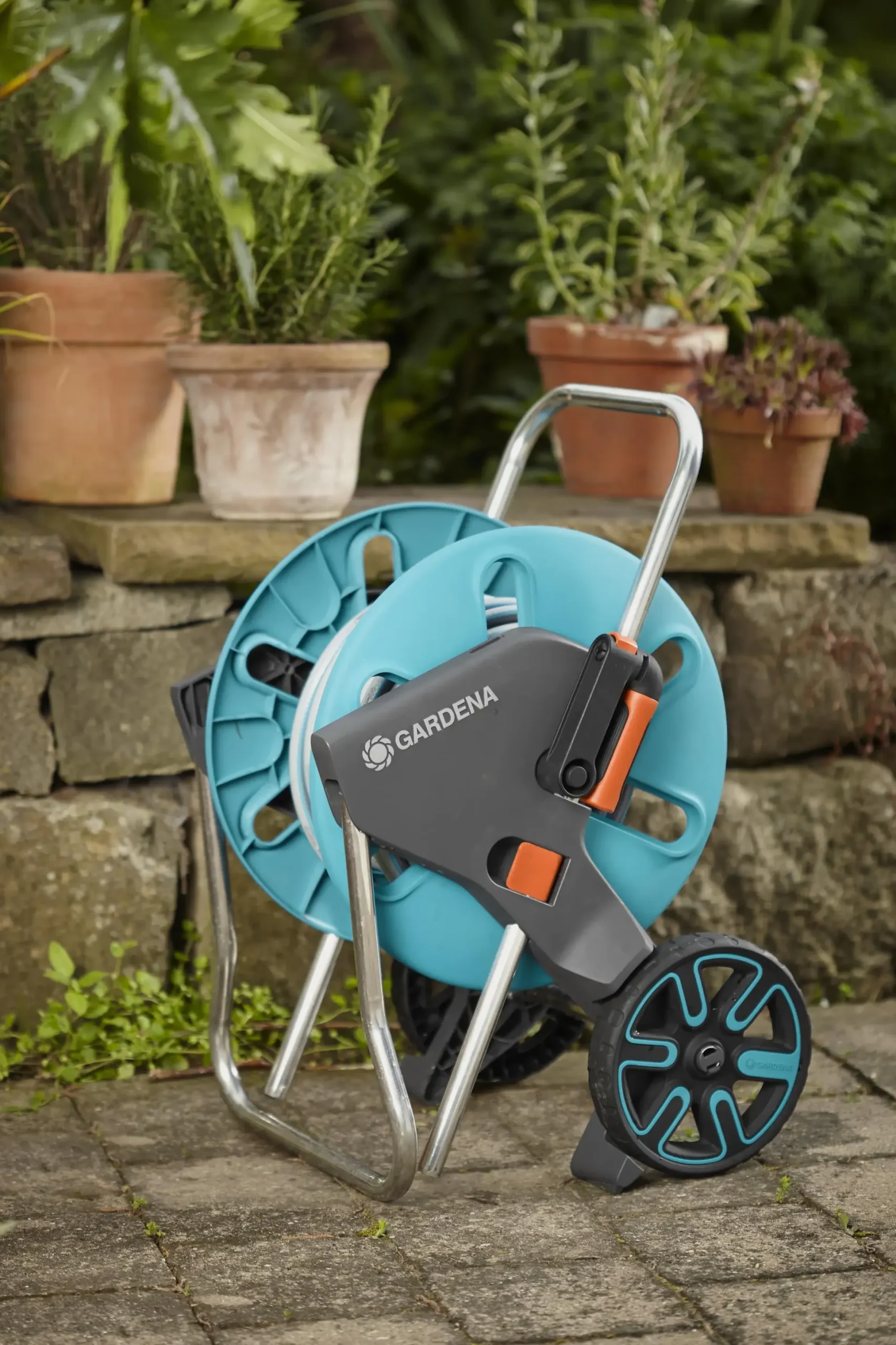 Gardena Schlauchwagen AquaRoll M Set inkl. 20 m Schlauch