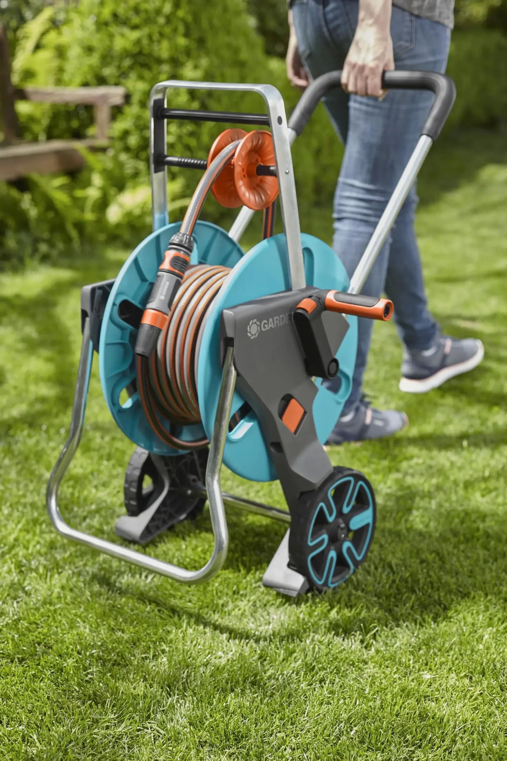 Gardena Schlauchwagen CleverRoll M Easy Set inkl. 20 m Schlauch