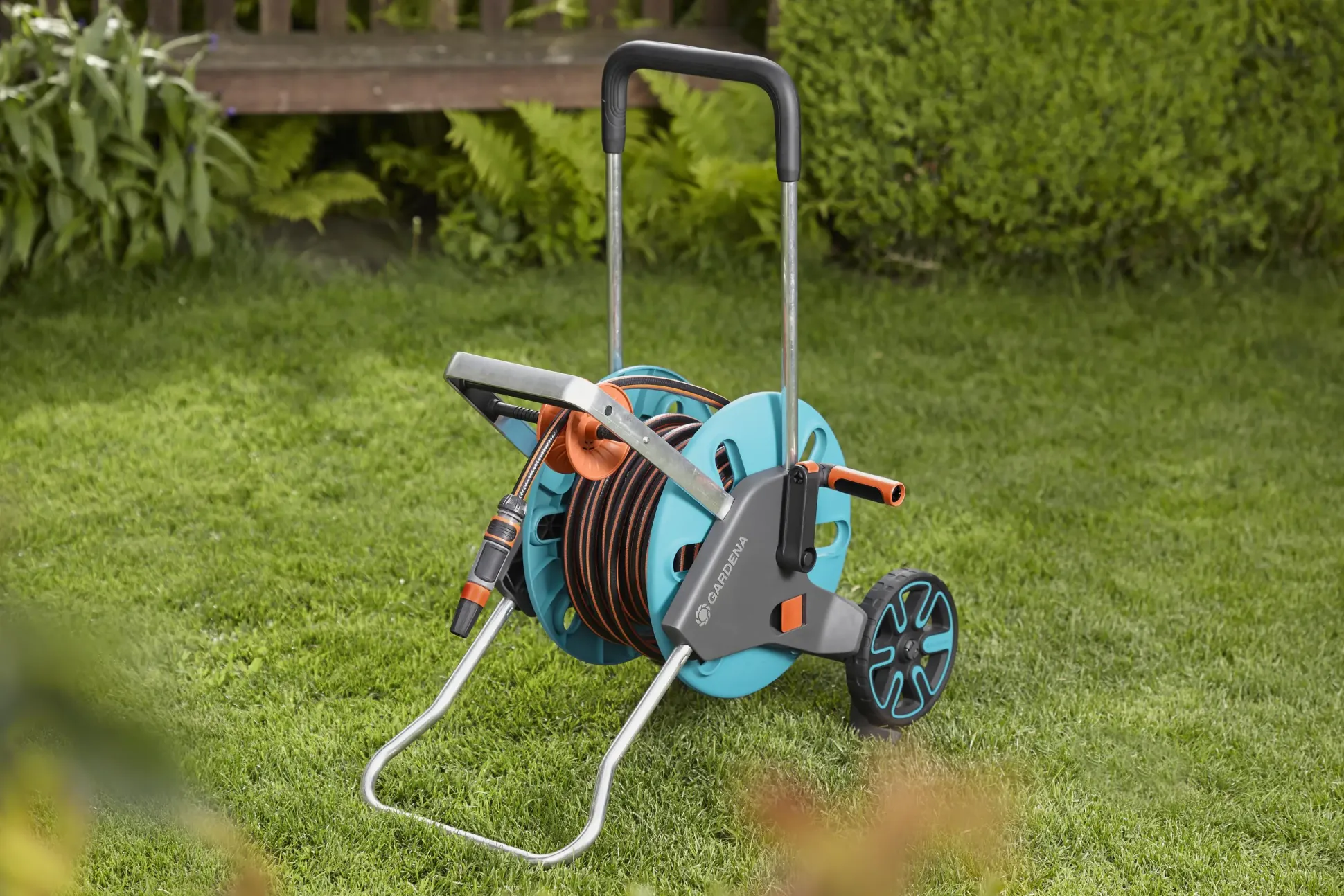 Gardena Schlauchwagen CleverRoll M Easy Set inkl. 20 m Schlauch