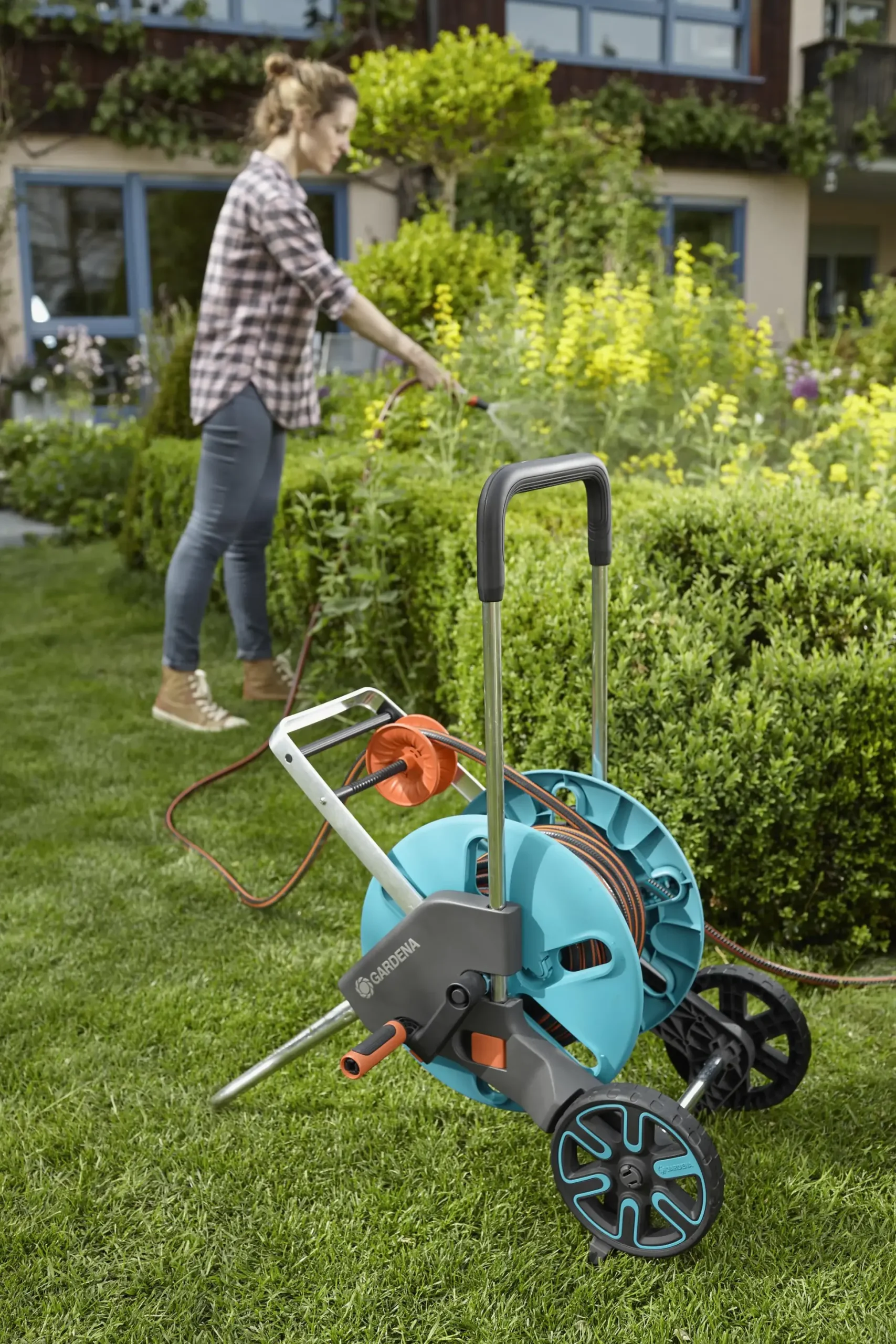 Gardena Schlauchwagen CleverRoll M Easy Set inkl. 20 m Schlauch