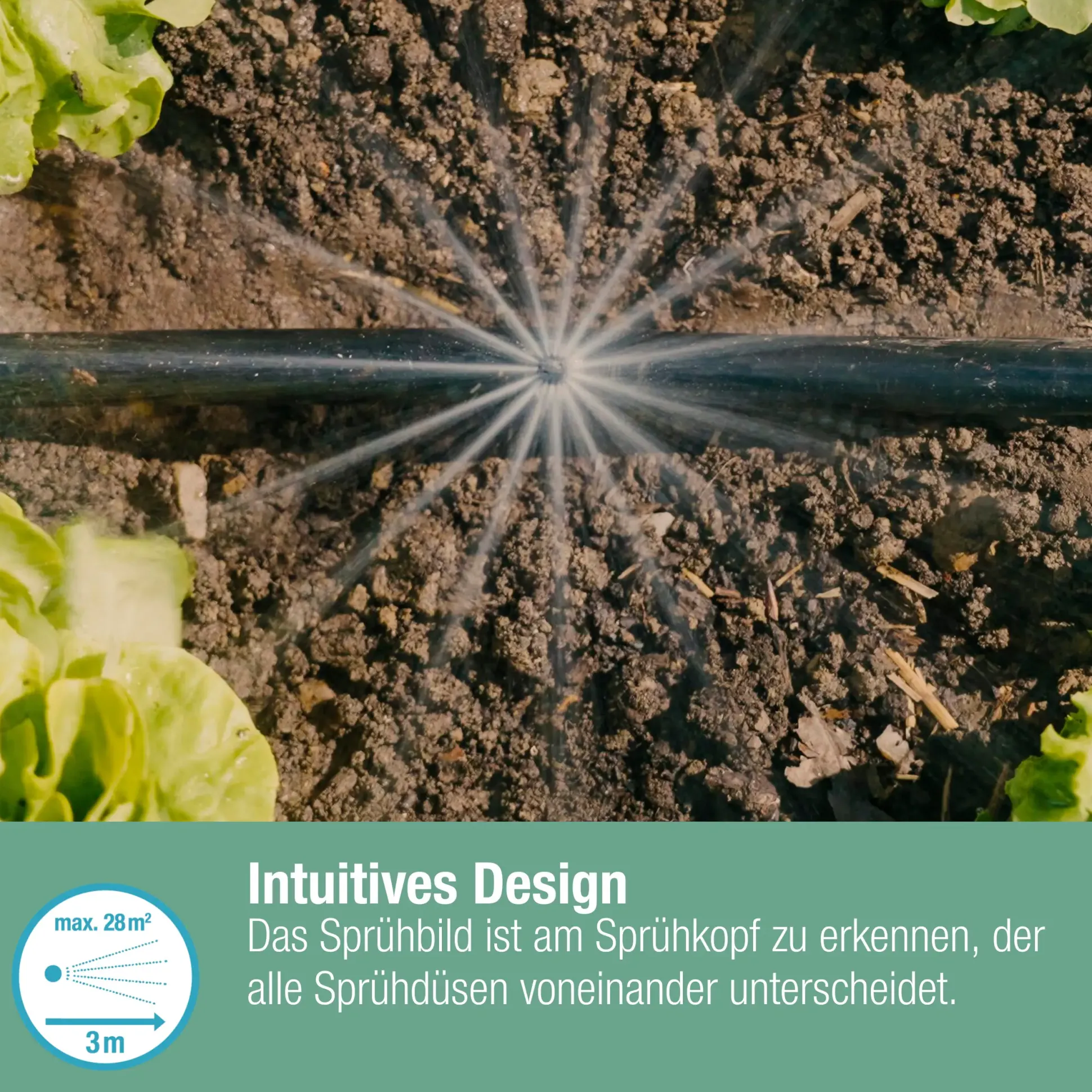 Gardena Sprühdüse, 360°