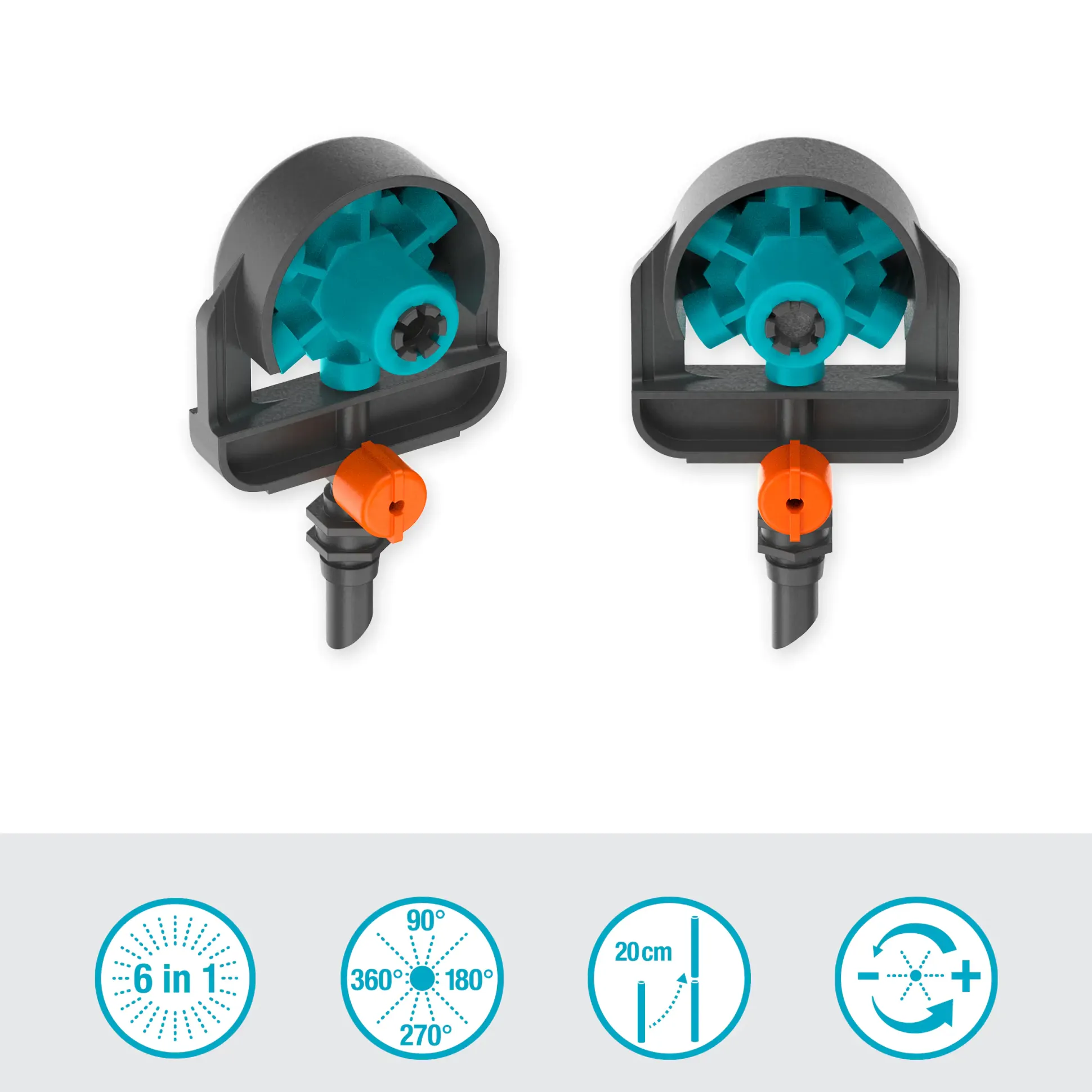 Gardena Sprühdüse 6 in 1
