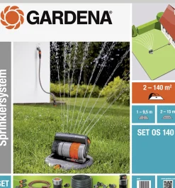 Gardena Sprinklersystem Set mit Versenkregner OS 140