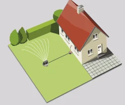 Gardena Sprinklersystem Set mit Versenkregner OS 140