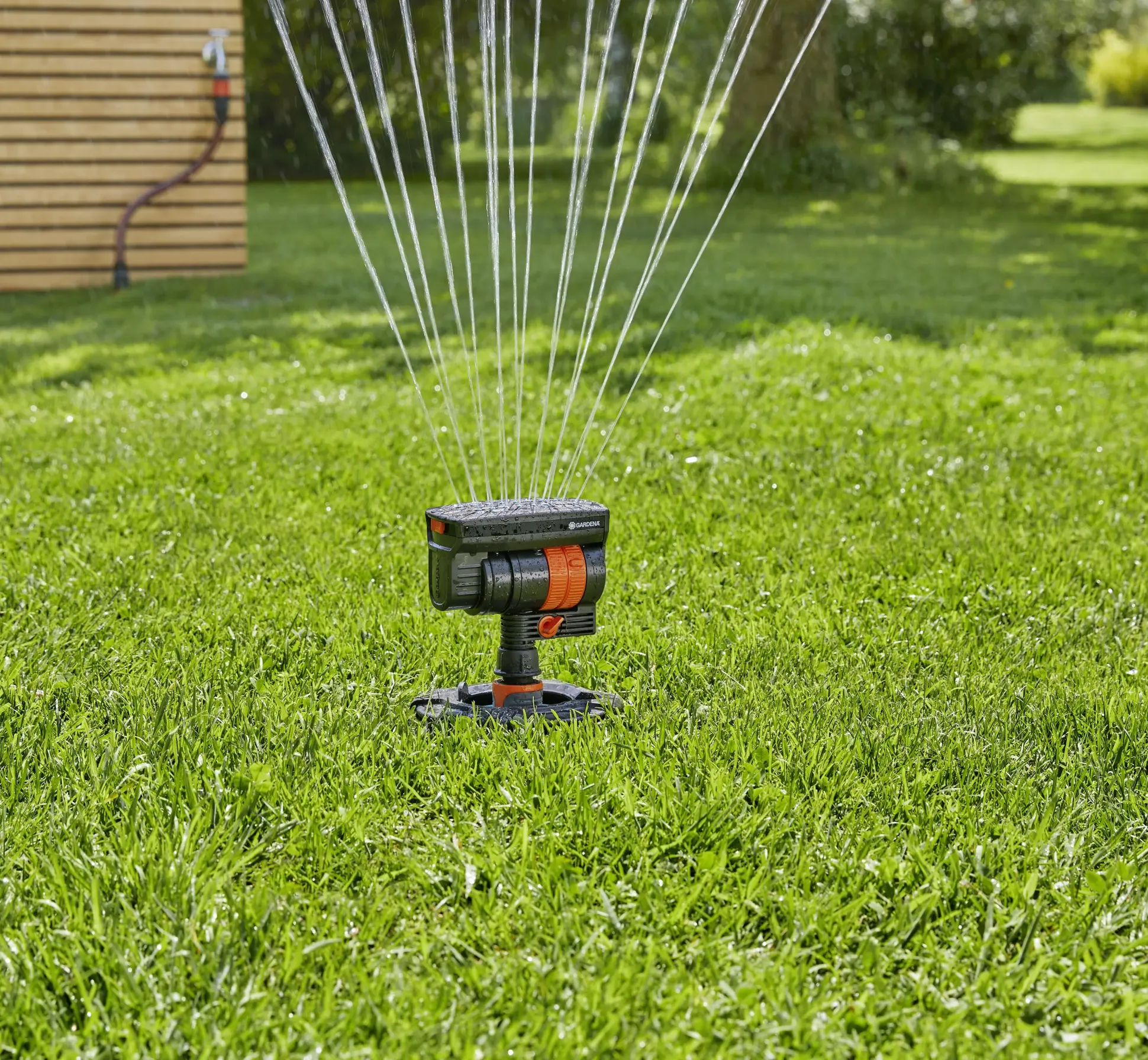 Gardena Start-Set Pipeline mit Viereckregner 3/4"-Innengewinde