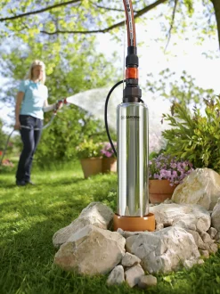 Gardena Tiefbrunnenpumpe 5500 l/h 5 m inox 850 Watt
