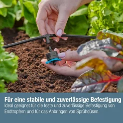 Gardena T-Stück für Sprühdüsen/Endtropfer 4,6 mm (3/16")