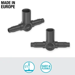 Gardena T-Stück für Sprühdüsen/Endtropfer 4,6 mm (3/16