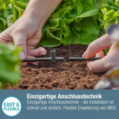 Gardena T-Stück für Sprühdüsen/Endtropfer 4,6 mm (3/16