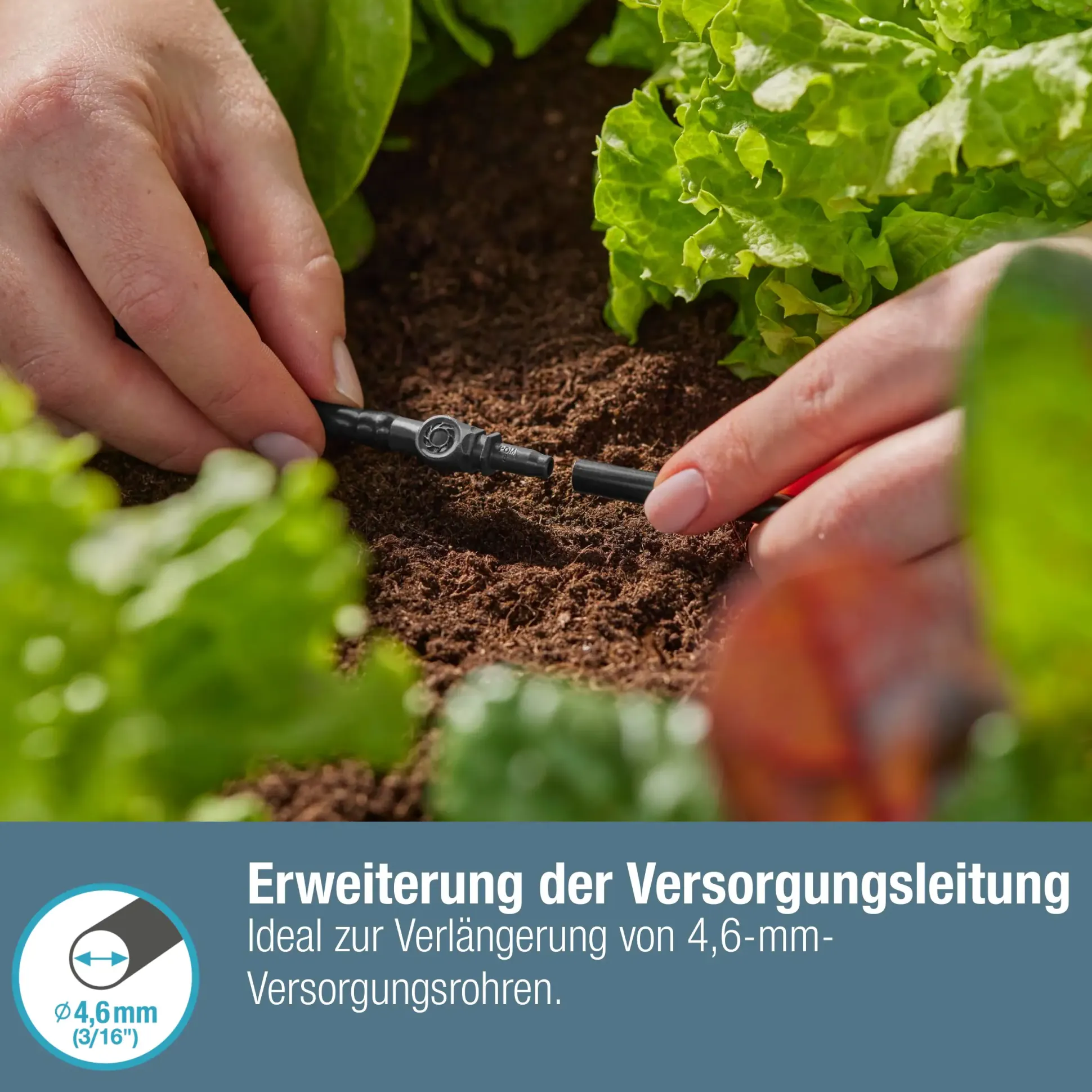 Gardena Verbinder, 4,6 mm (3/16")