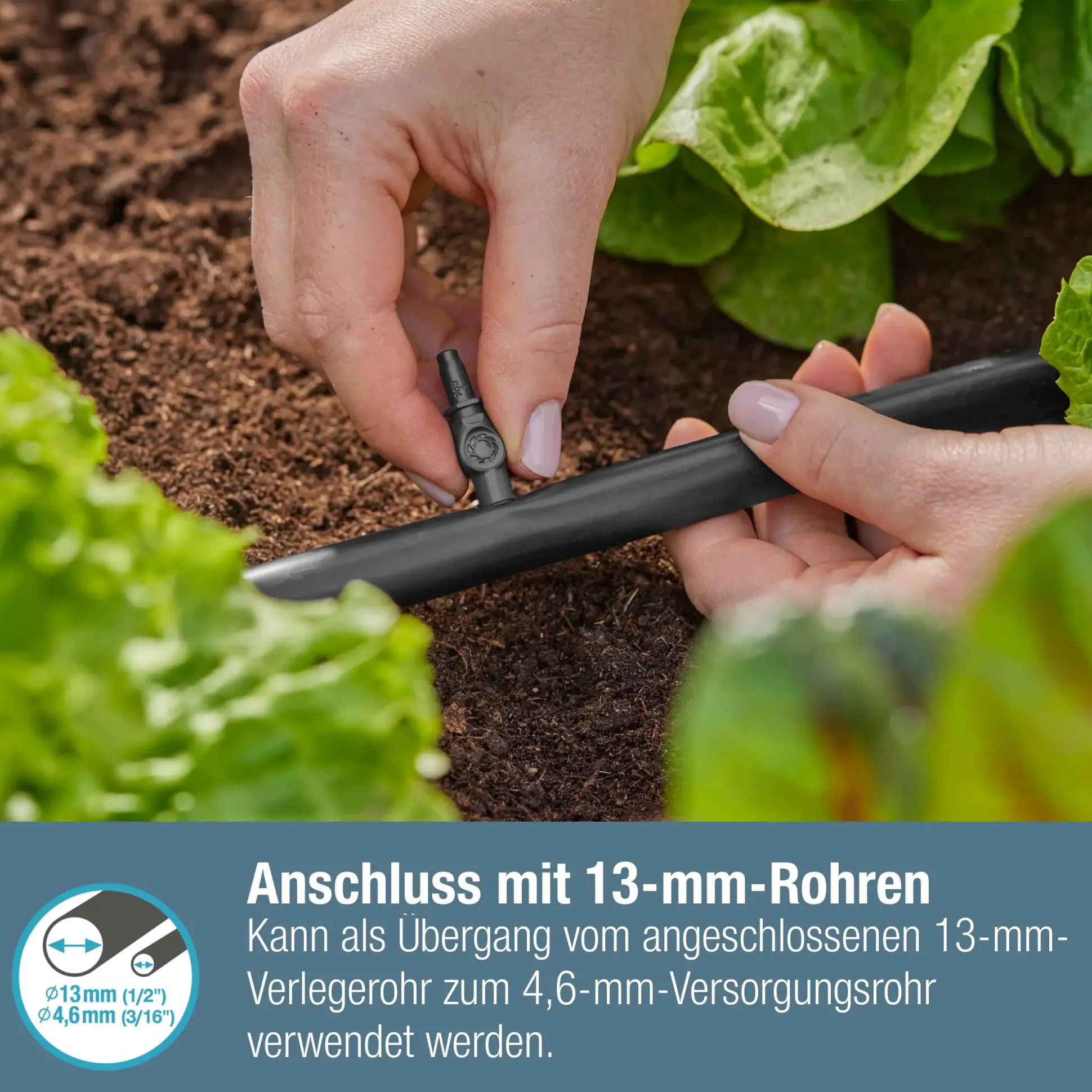 Gardena Verbinder, 4,6 mm (3/16")