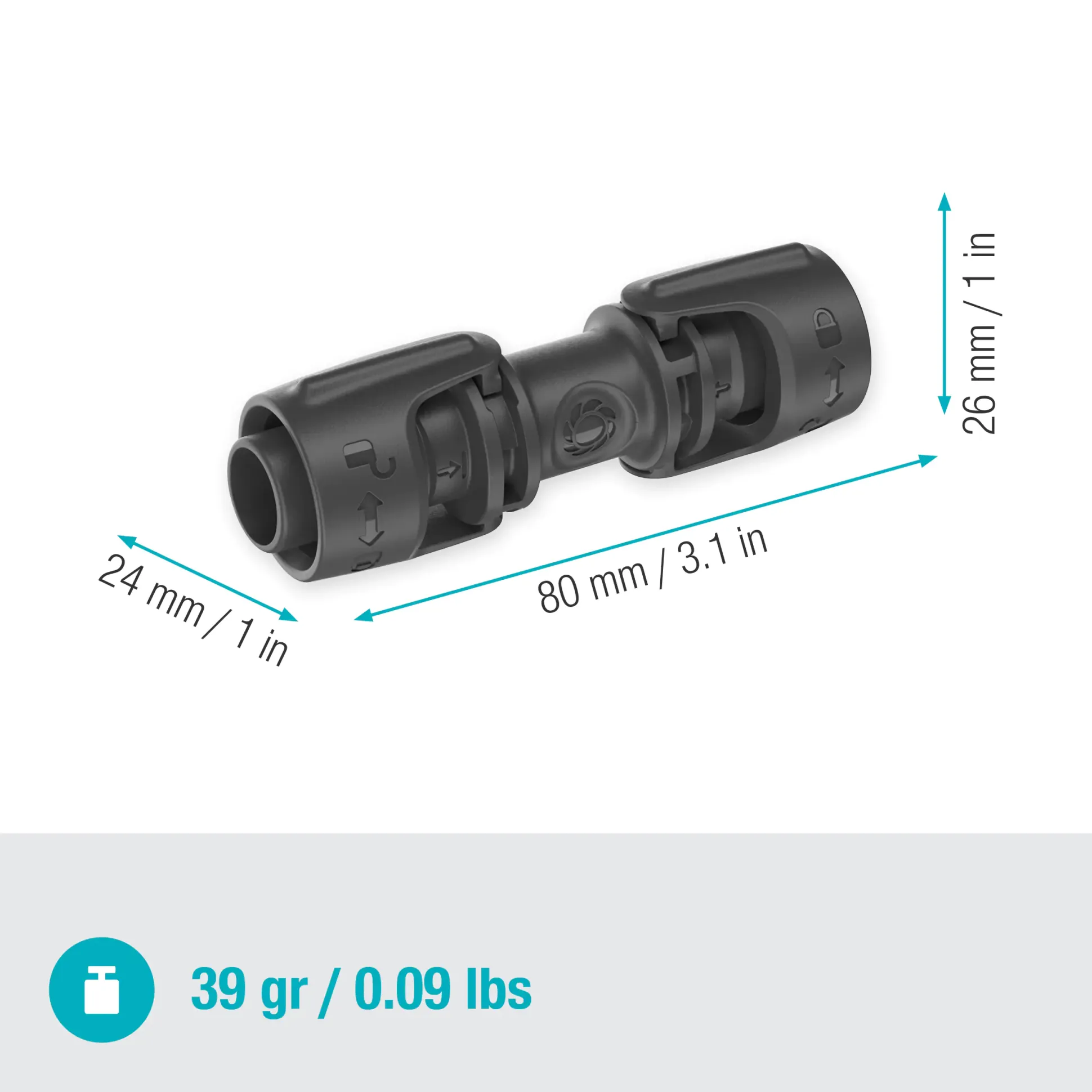 Gardena Verbinder, 13 mm (1/2")